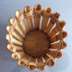 Vintage bamboo and rattan basket