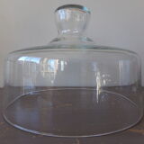 Cloche en verre épais ancienne