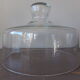 Large old thick glass bell