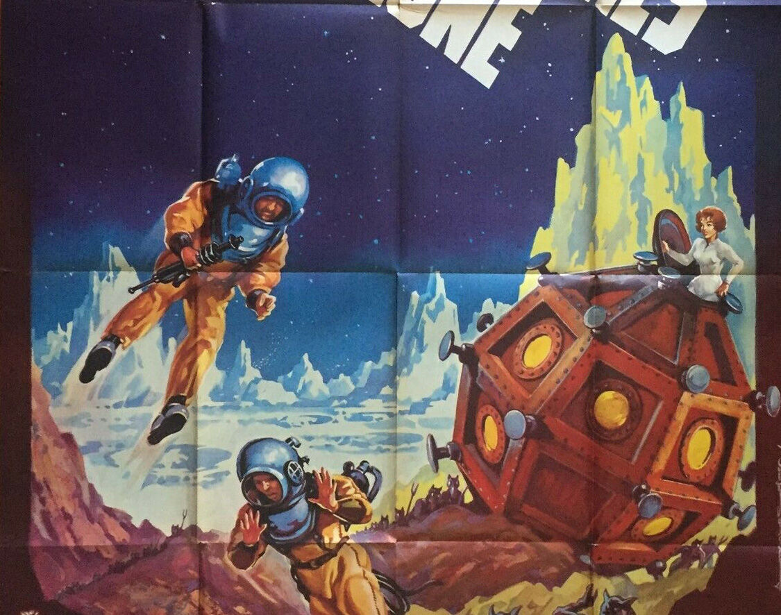 Movie poster "The First Men in the Moon" 120x160cm 1964