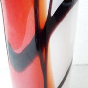 Multicoloured glass vase