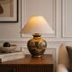 Handmade Asian style lamp in ceramic