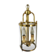 Lantern 2 lights bronze and brass