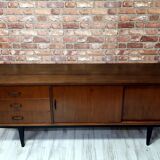 Renovated chest of drawers, Violetta sideboard, 1970s Poland