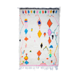 Tapis berbère coloré fait main 182 x 108cm