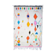 Colorful Berber carpet handmade 182 x 108cm