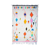 Tapis berbère coloré fait main 182 x 108cm