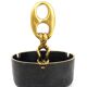 Mid-century modern brass ashtray with handle, Austria, 1950s.