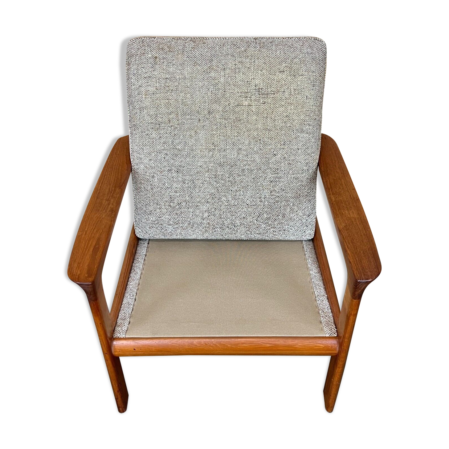 60s 70s Teak Easy Chair Sven Ellekaer for Komfort Design Denmark