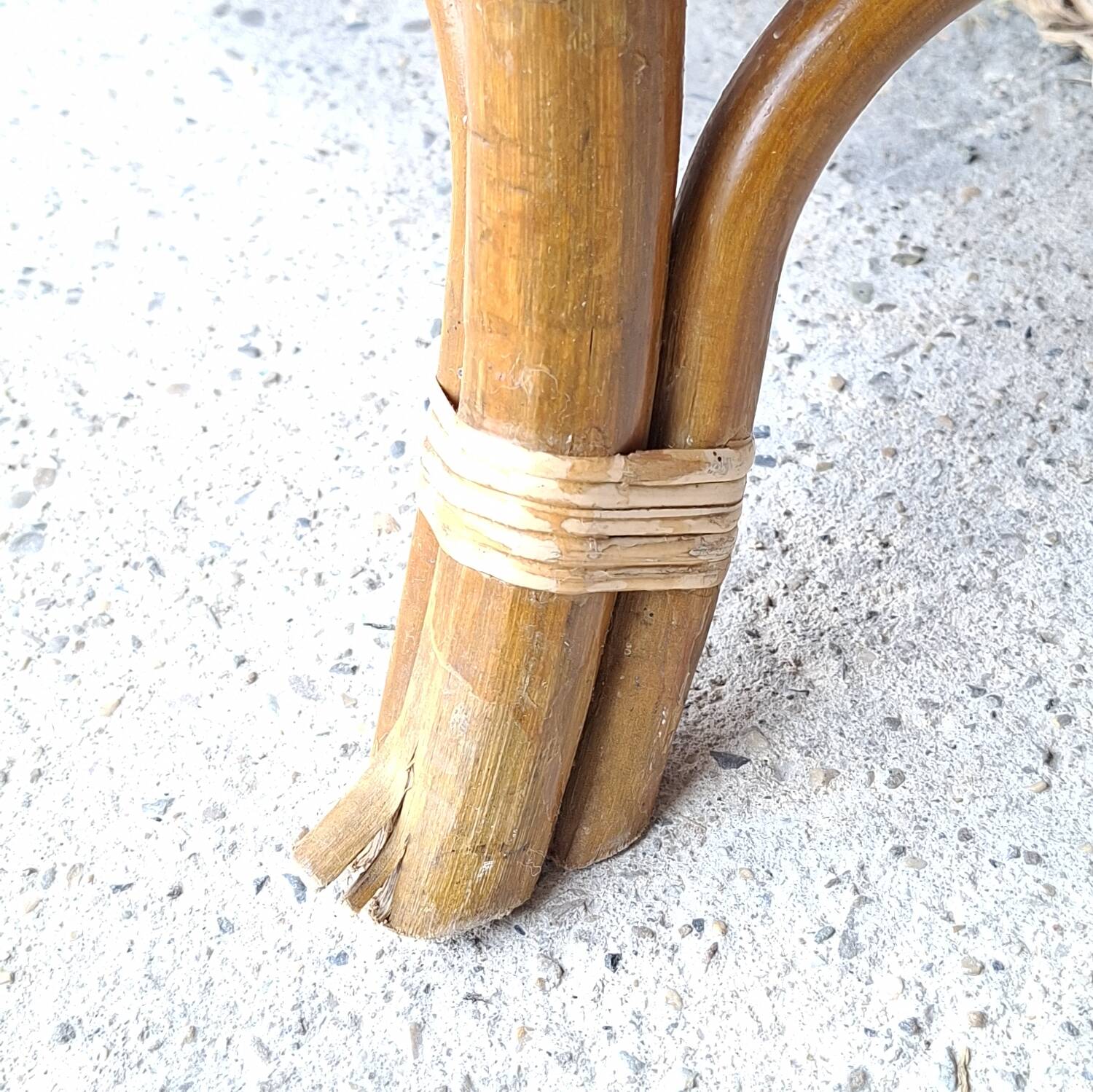 Rattan coffee table