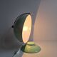 Mid-Century Mint Green Czech Desk Lamp with Chrome and Adjustable Shade