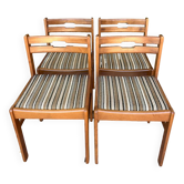 Chaises salle à manger années 70