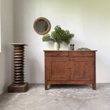 Jam cabinet, folk art furniture, oak, 19th century