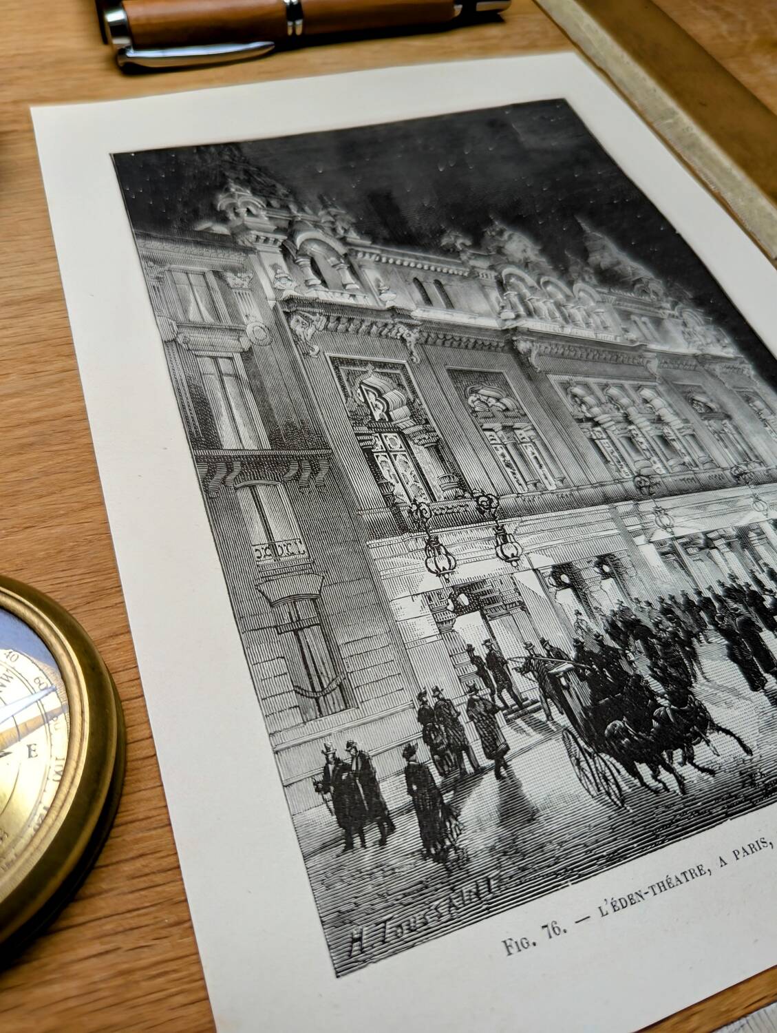 Imprimée en 1883, L'Eden Théâtre, Paris IXème.