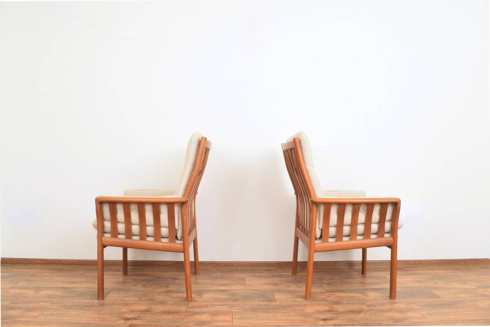 Mid-Century Danish Teak Armchairs, 1970s, Set of 2