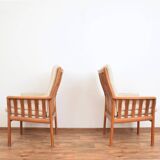 Mid-Century Danish Teak Armchairs, 1970s, Set of 2