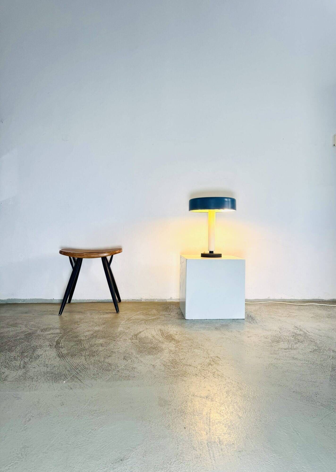 Model Tp-8079 Mushroom Table Lamp By Niek Hiemstra For Hiemstra Evolux, The Netherlands 1960S