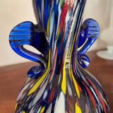 Multicolored Murano vase circa 1940