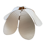 Hanging flower lampshade in fine canvas