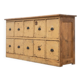 Antique trade cabinet with ten drawers – Early 20th century