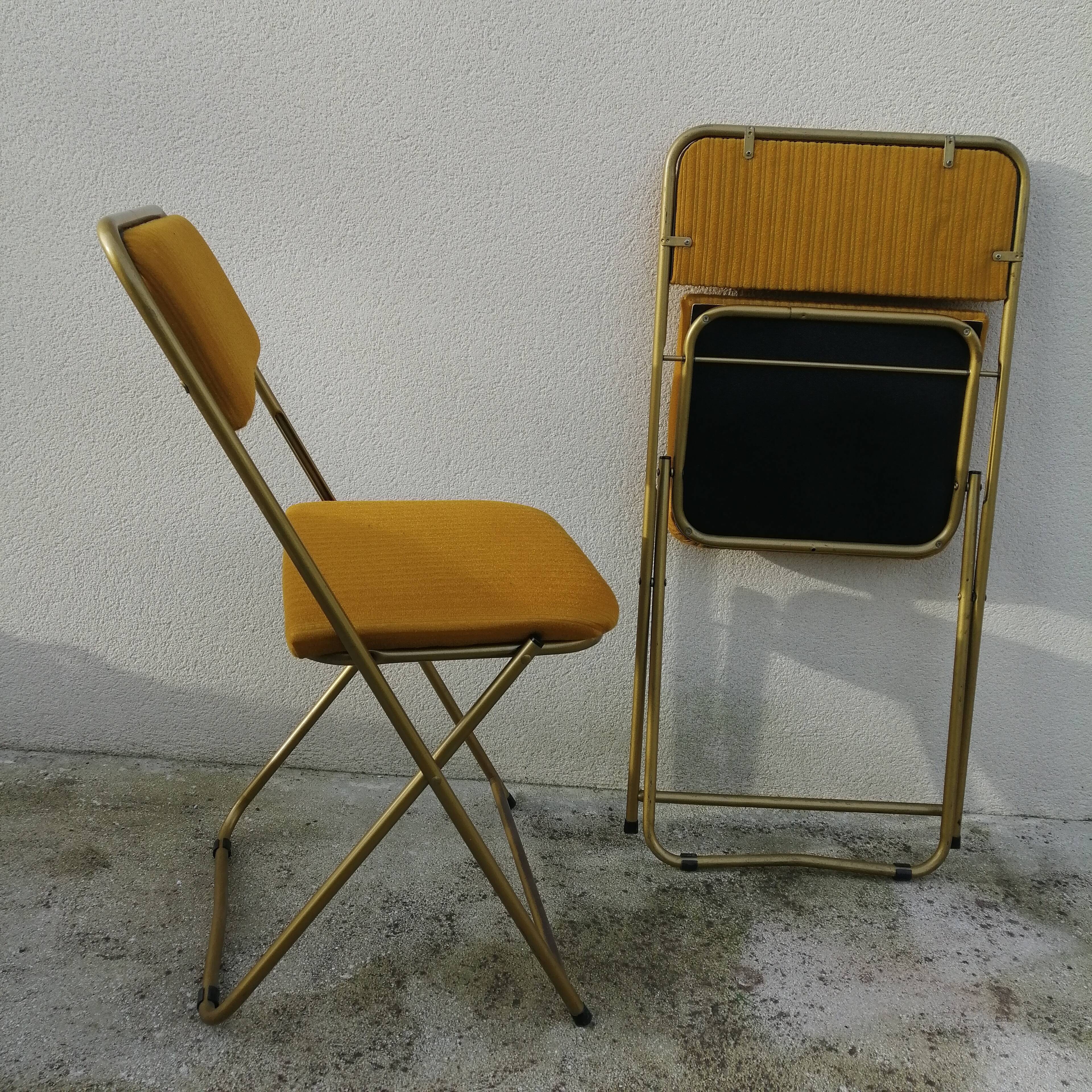 Pair of folding chairs "Lafuma"