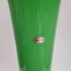 Large green opaline vase from Italy