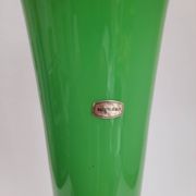 Grand vase vert en opaline italienne