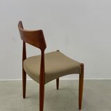Chaises de salle à manger en teck de Midi par Bernard Petersen années 1960
