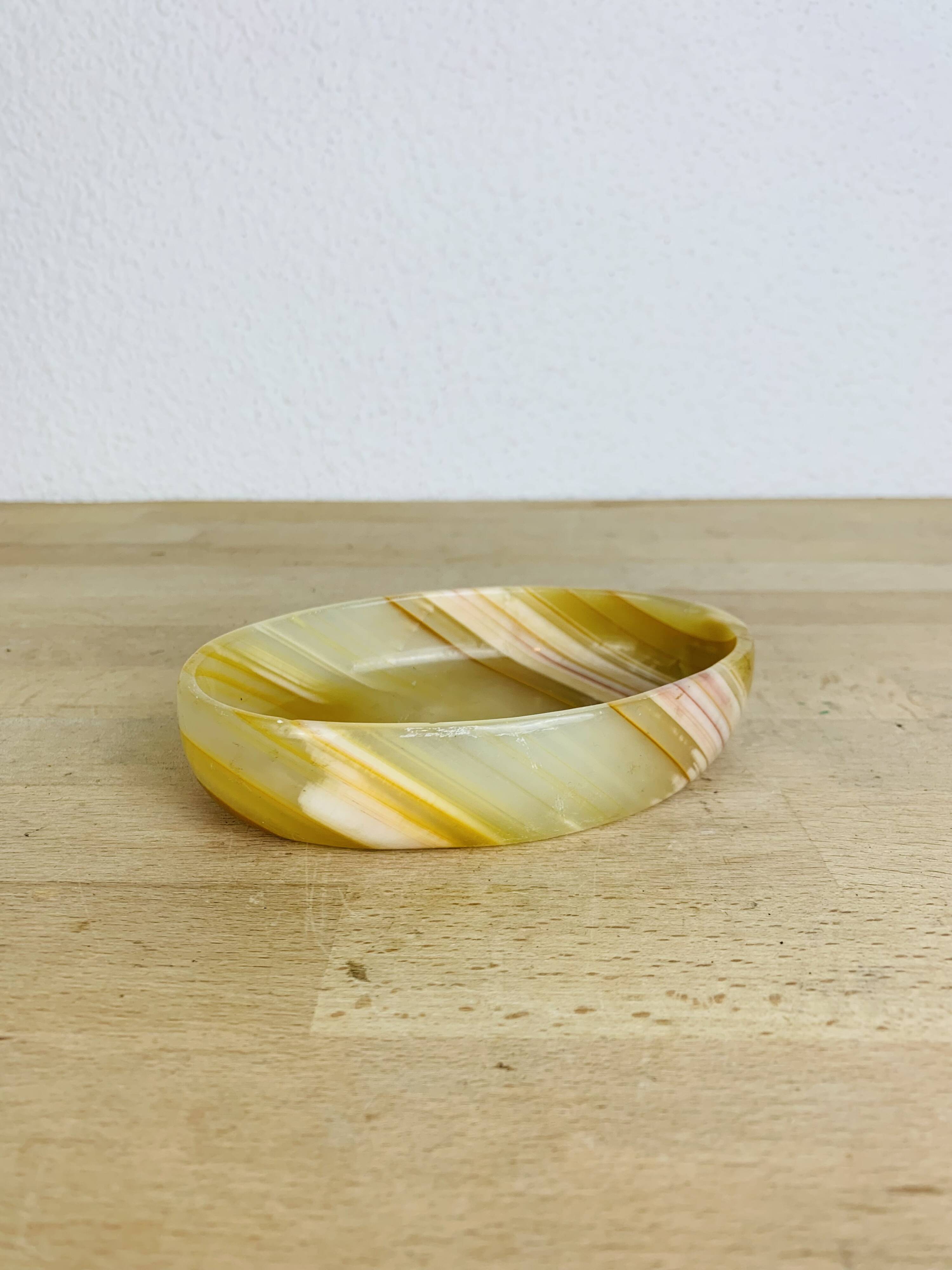 Vintage Onyx stone pocket emptier