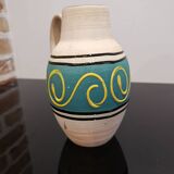 Ceramic W. Germany 474-16 small pitcher vase Retro design vintage 60/70