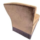 Vintage chaise longue / armchair / daybed with fringes