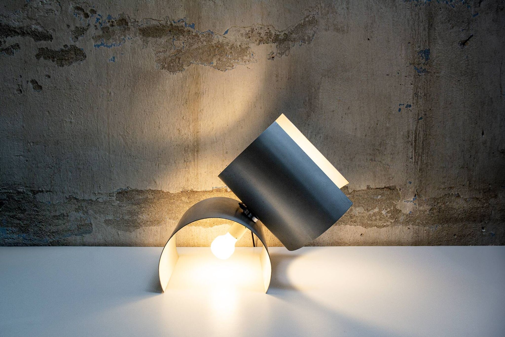 Aluminium Table Lamps by Giuliano Cesari for Nucleo Sormani, 1960s