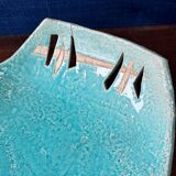 Large fruit bowl / centrepiece in glazed ceramic from the 1970s.