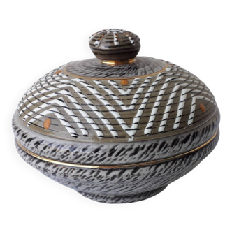 Stoneware candy box