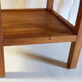 Solid pine side table - 1970s