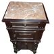 Napoleon III Style Nightstand Blackened Wood