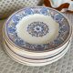 10 assiettes terre de fer Longwy Rouennais