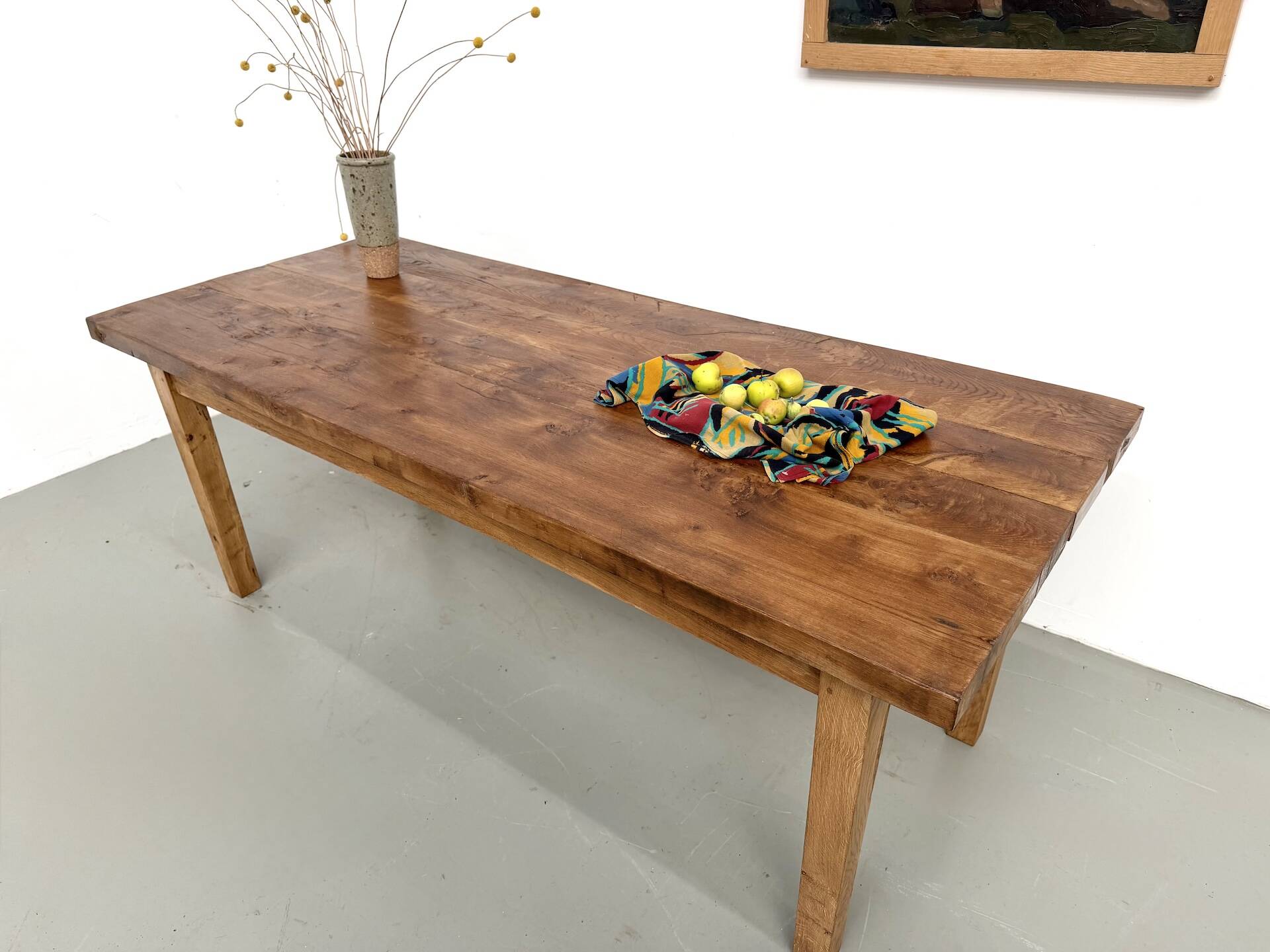 Table en chêne massif – années 50