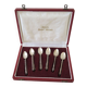 12 sugar spoons Saint Medard silver metal