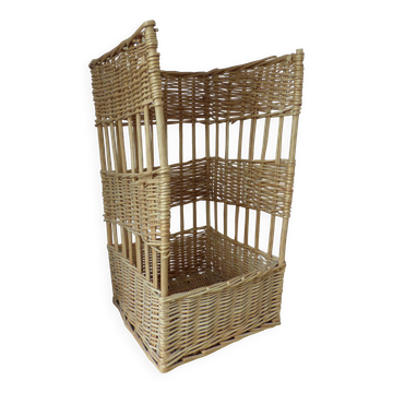 Large vintage bread basket – Wicker & rattan – French bakery style