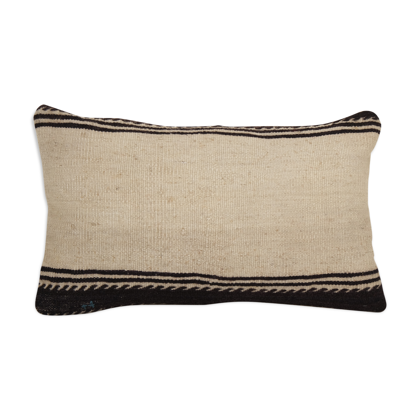 Natural Kilim Pillow, Handwoven Turkish Kilim Pillow, Floor Cushion Cover, Decorative Throw Pillow