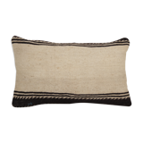 Natural Kilim Pillow, Handwoven Turkish Kilim Pillow, Floor Cushion Cover, Decorative Throw Pillow
