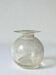Blown glass vase with bubbles from Biot, France 1970