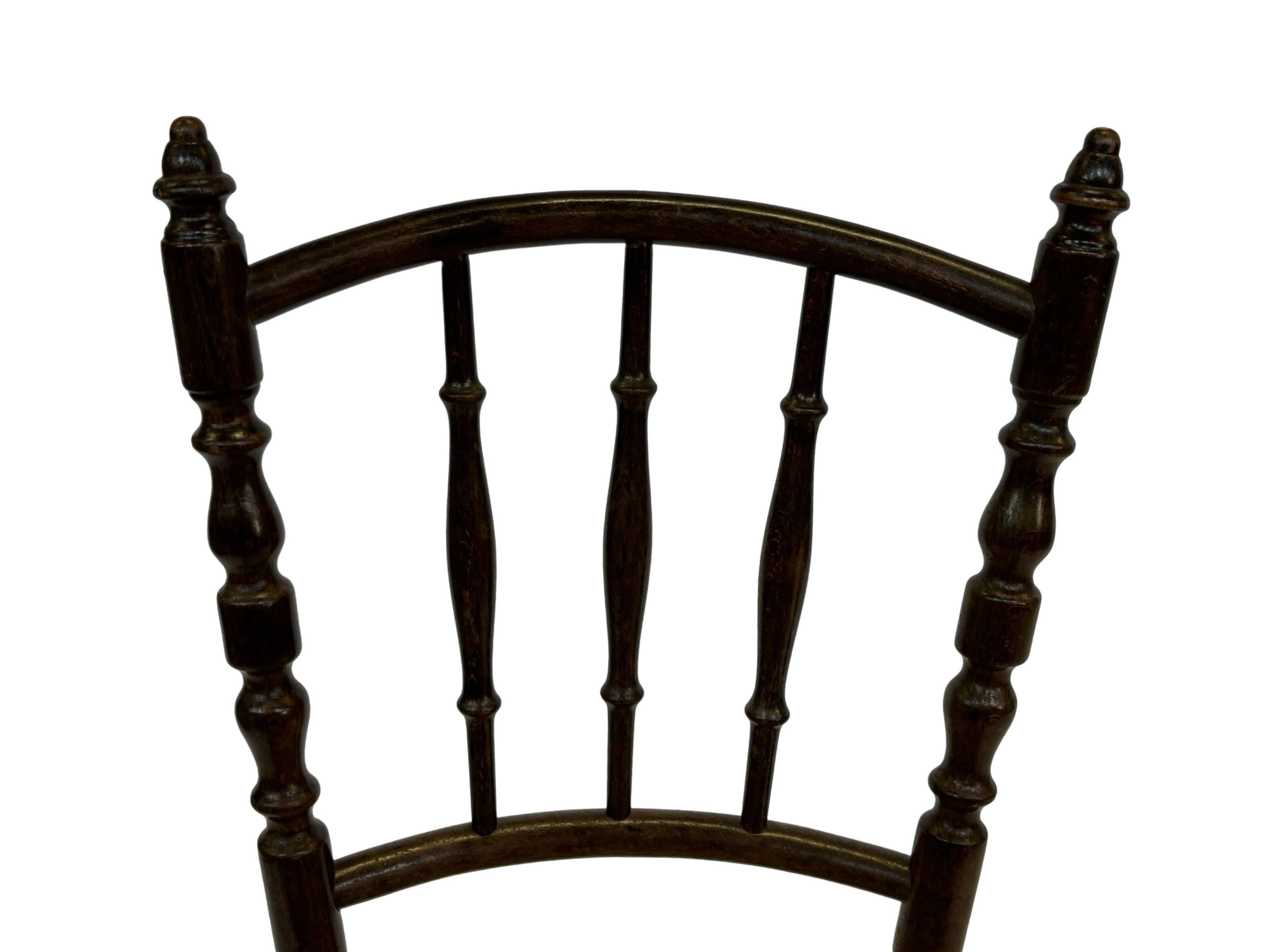Thonet dining chair model 232, circa 1930 - dining chair with webbing seat
