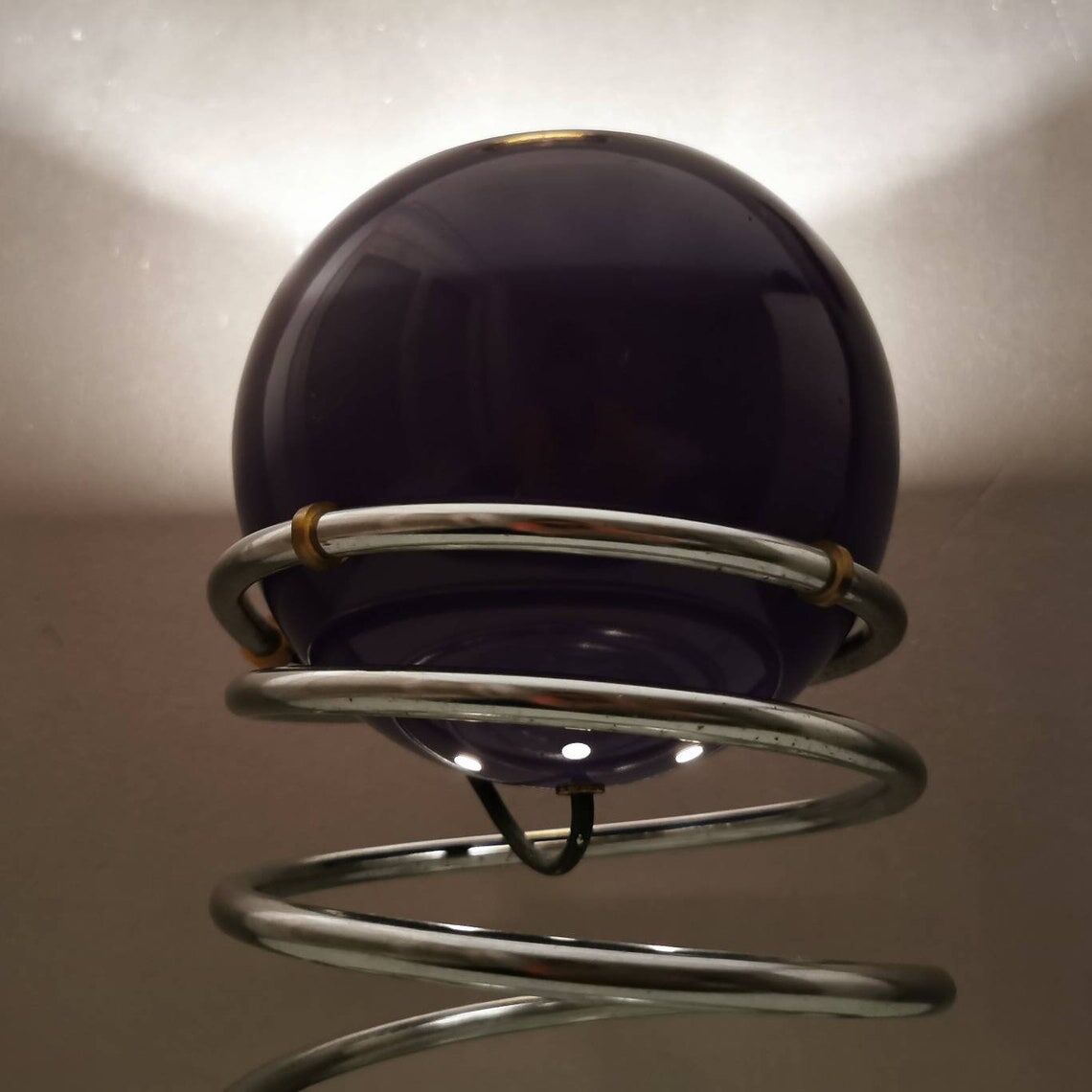 Vintage spiral lamp 70s