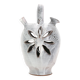 Lampe en céramique de Vallauris avec fleur ajourée, années 60