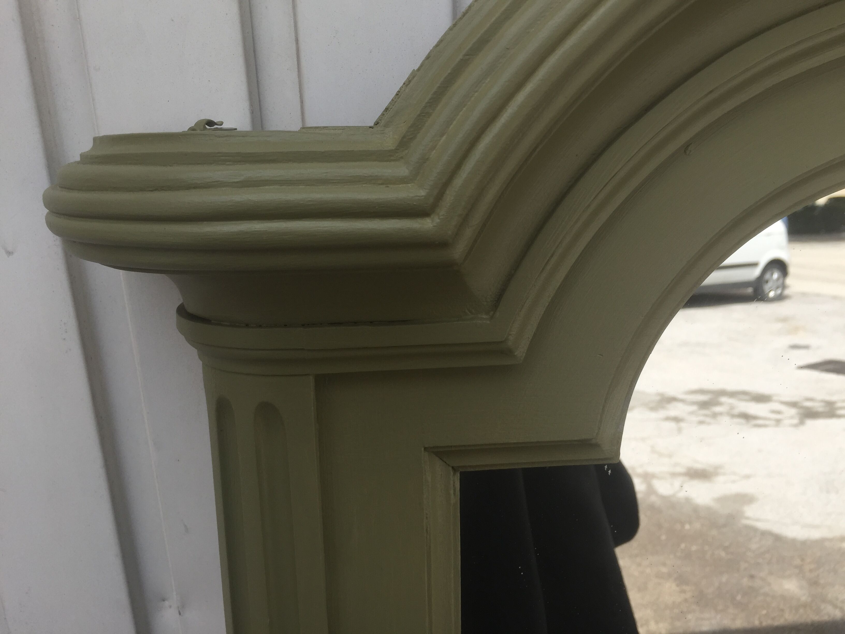 Miroir classique vert 102x145cm