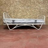 Vintage rattan bed - 1960s