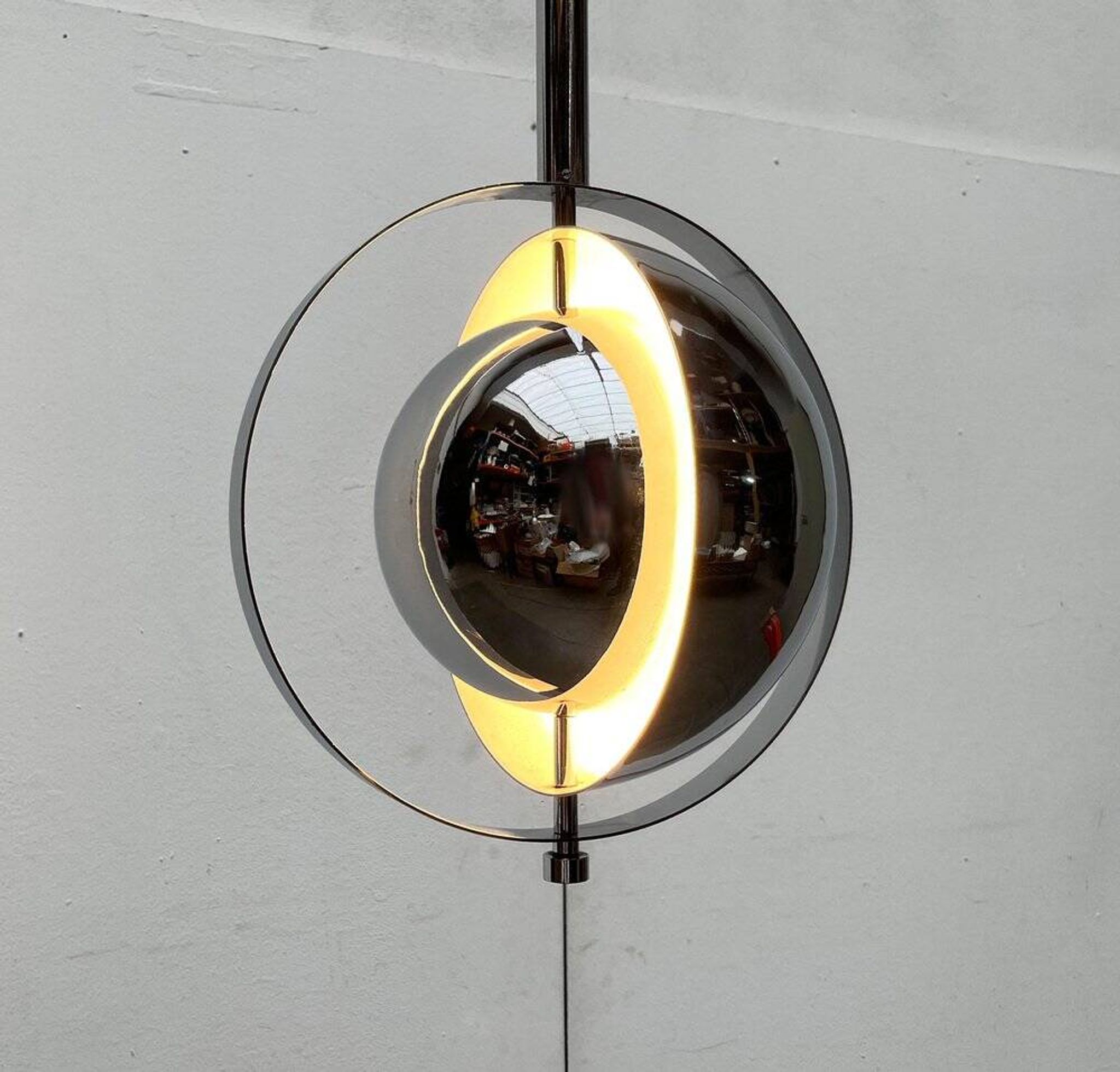 Suspenion Eclipse Chrome Milieu du Siècle Espace Années 1960