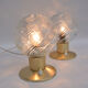 Pair of brass bedside lamps, Karl Gärtner Leuchtenbau, Germany, 1970s